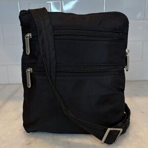 Travelon Anti-Theft Classic N/S Crossbody Bag Black RFID Travel Purse